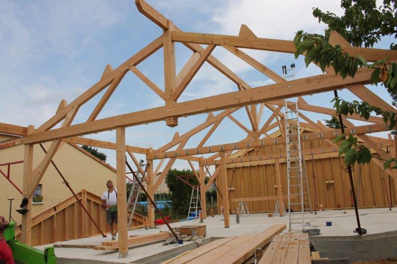 Maison paille à Smarves (86)